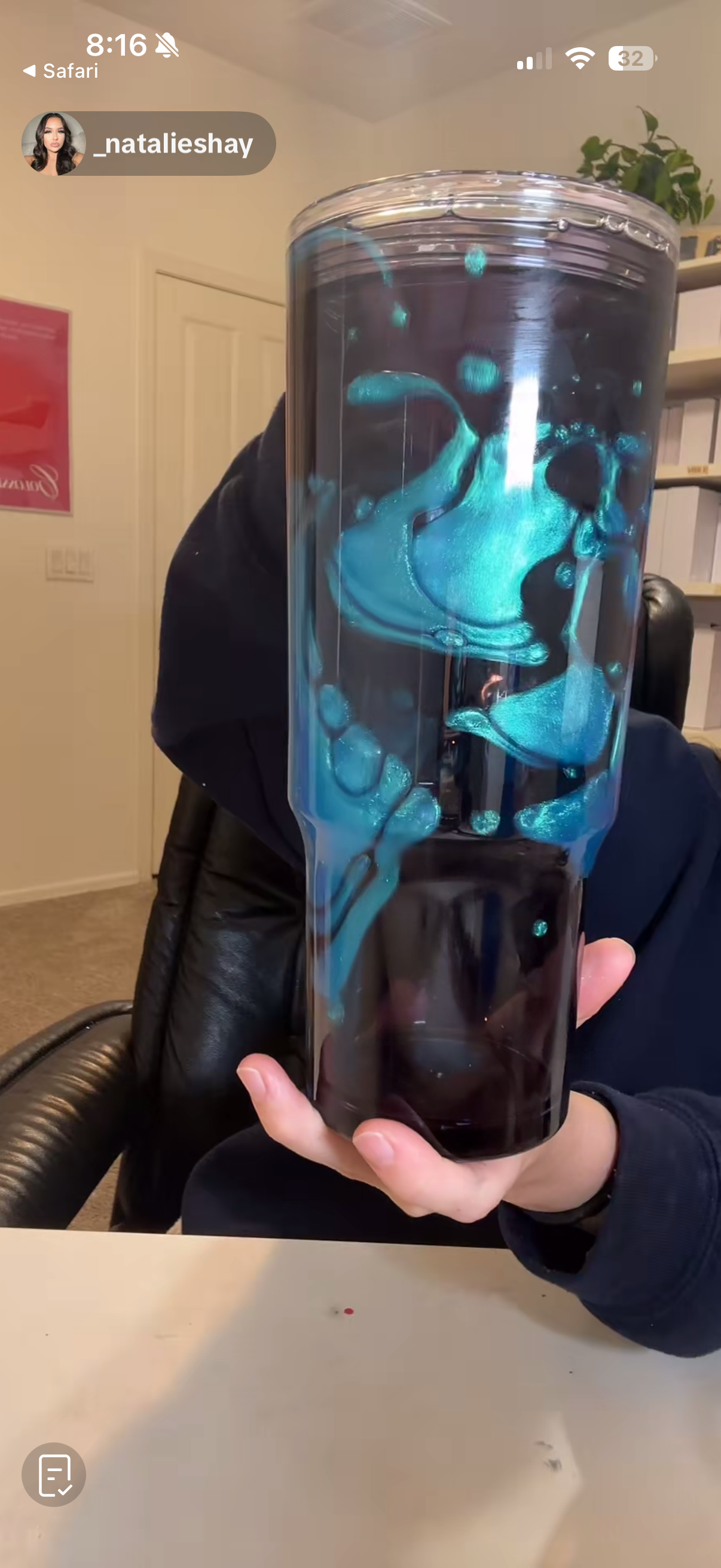 40oz raffle cup
