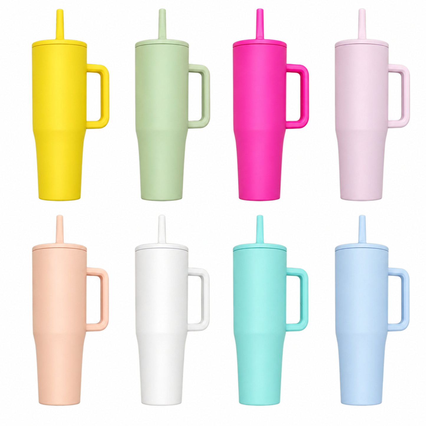 40 oz Stainless Steel Leak Proof Flip Straw