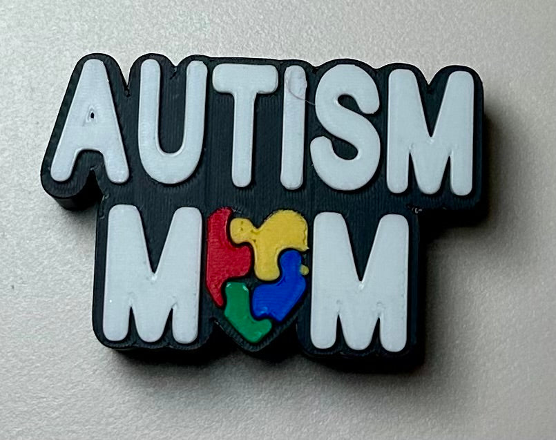 Autism Mom Straw Topper