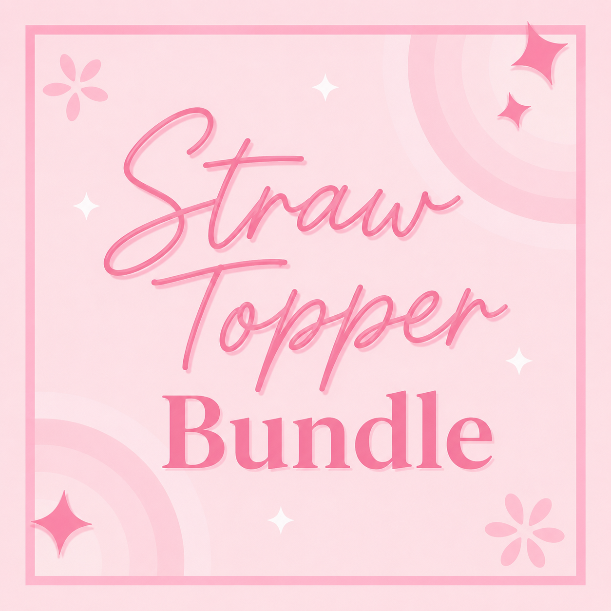 Straw Topper Bundle