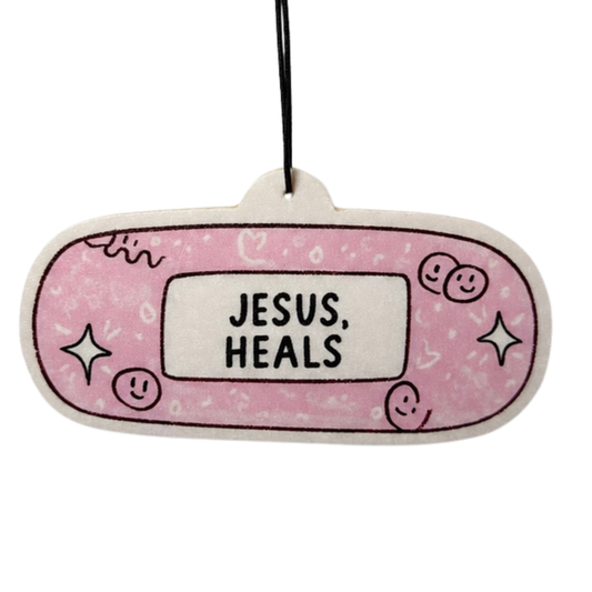 Jesus Heals Car Freshener