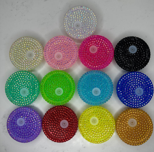 Rhinestone Lids