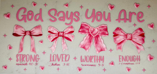 God Says You Are Affirmations