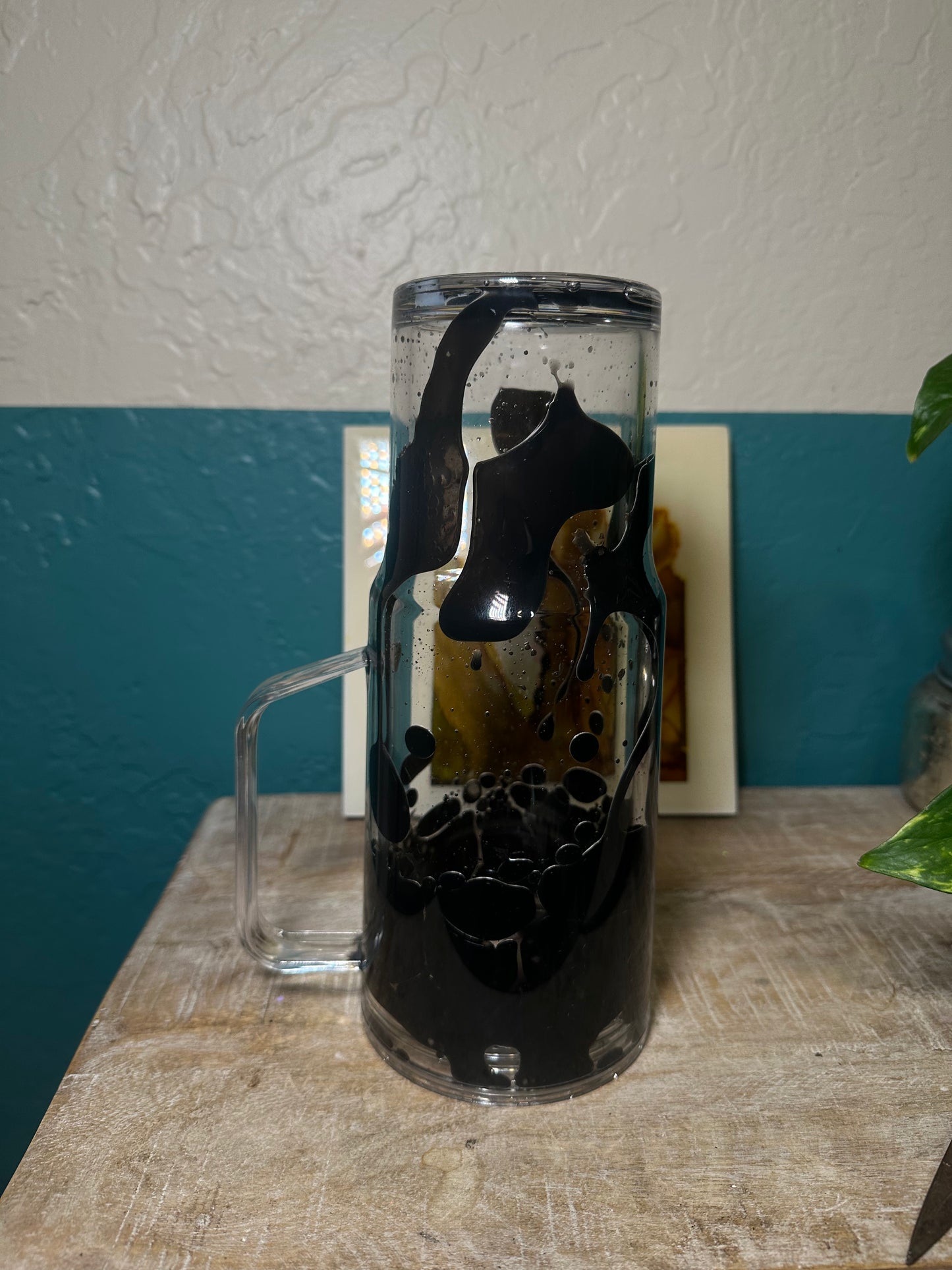Premade 40oz Black Lava Cup