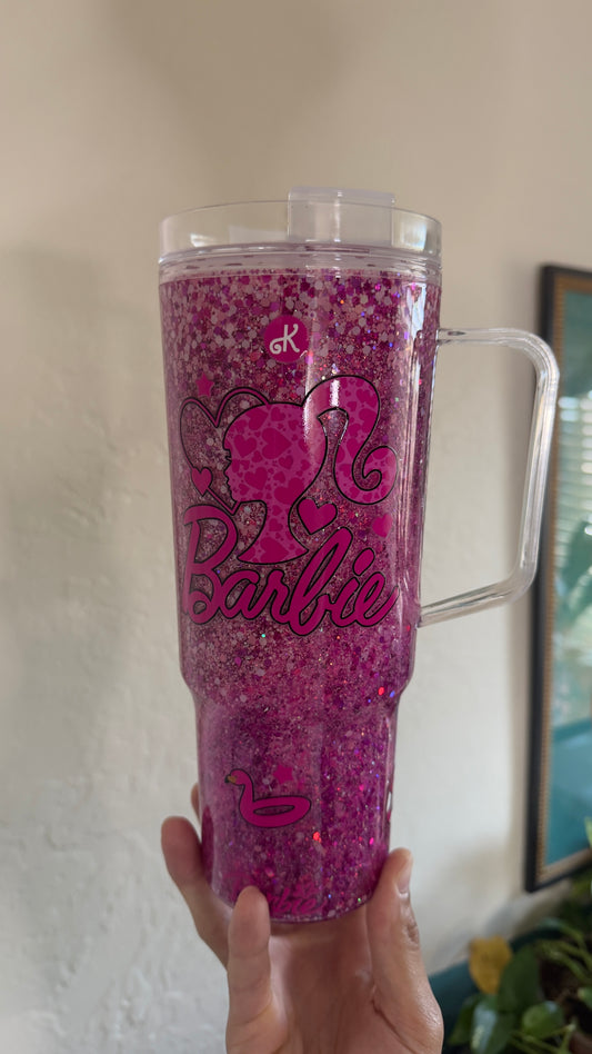 Premade Barbie Cup 40oz